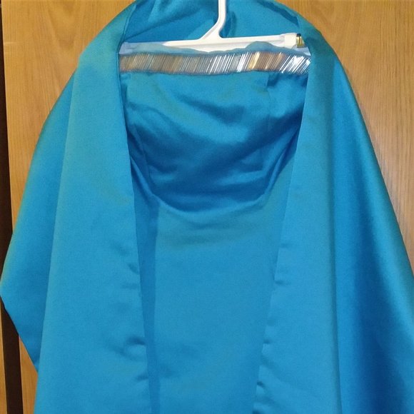 Vintage Beautiful De-Laru Bright Blue Prom/Formal Dress from 2000 - Size 3/4 - Picture 7 of 12